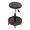 Adjustable Rolling Garage Stool Mechanic Shop Seat With 5 Casters 10