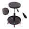 Adjustable Rolling Garage Stool Mechanic Shop Seat With 5 Casters 11