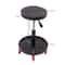 Adjustable Rolling Garage Stool Mechanic Shop Seat With 5 Casters 15