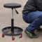 Adjustable Rolling Garage Stool Mechanic Shop Seat With 5 Casters 0