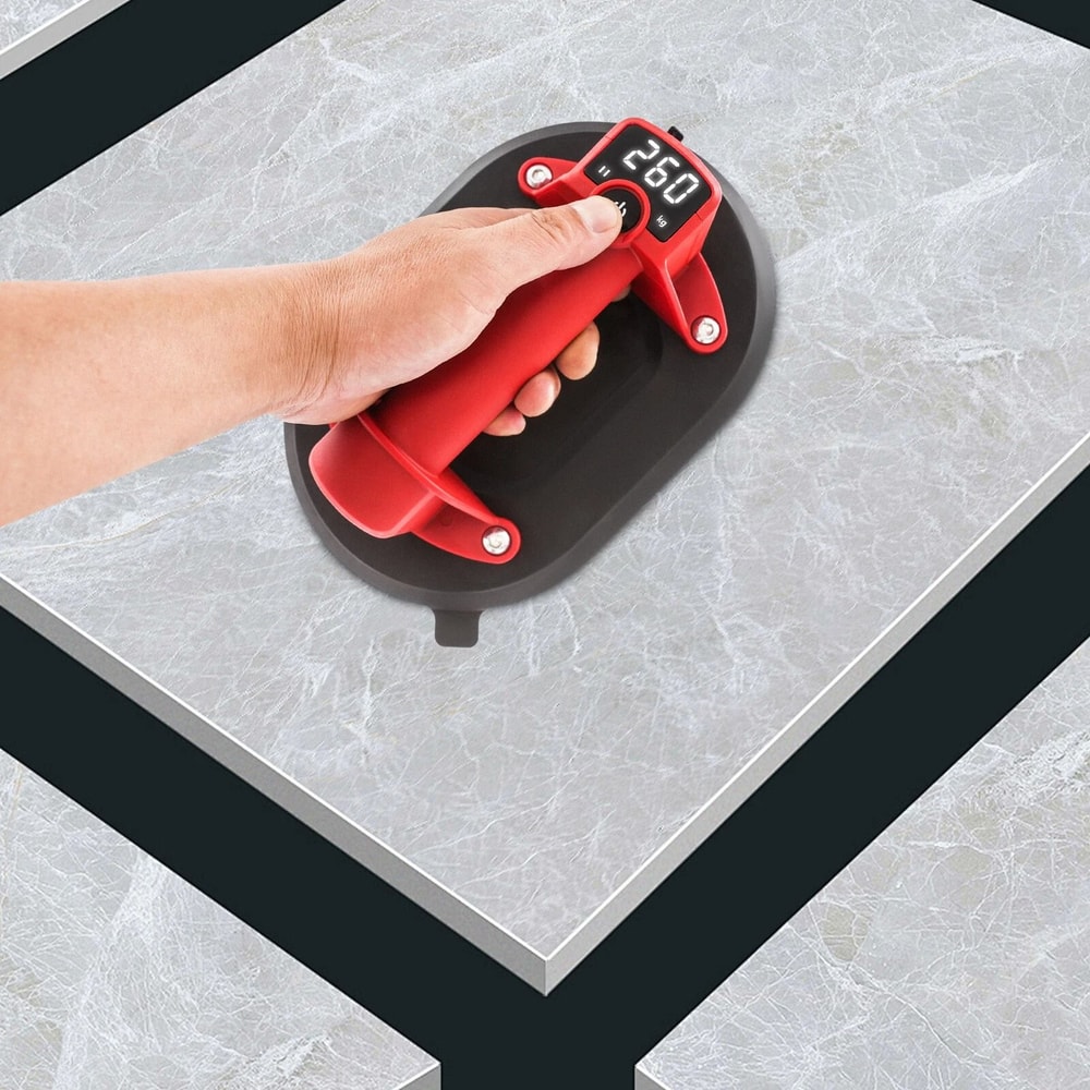 Electric Vacuum Suction Cup Lifter With Digital Display For Glass And Tile 1
