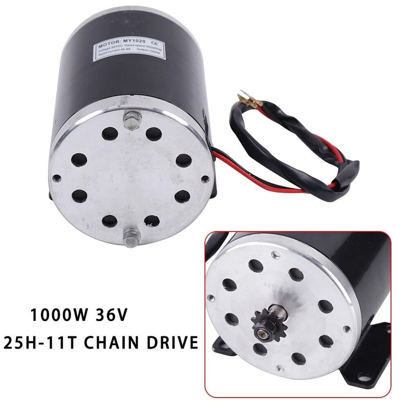 Brushed DC Motor For Go Kart E Bike Scooter RPM 9