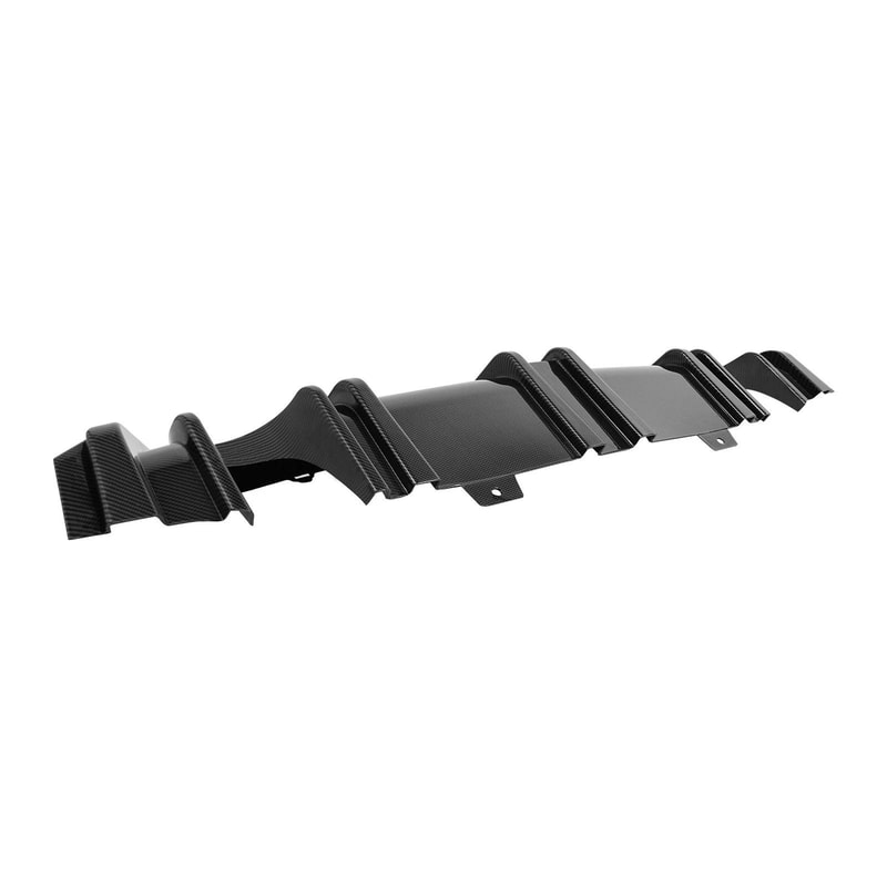 Honda Civic Black ABS Rear Lip Diffuser With LED Light Body Kit 2