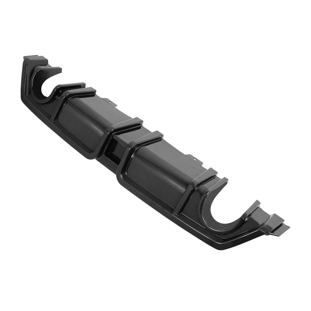 Honda Civic Black ABS Rear Lip Diffuser With LED Light Body Kit 3