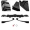 Honda Civic Black ABS Rear Lip Diffuser With LED Light Body Kit 19