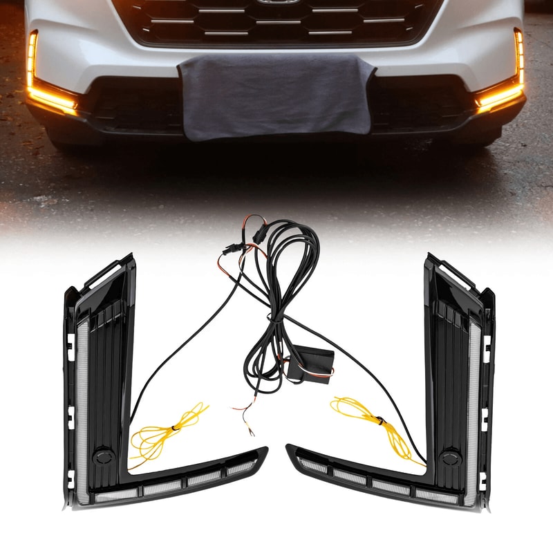 Honda CR V LED DRL Fog Lamp Turn Signal Lights For CR V 0