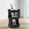 Modern 2 Tier Round Side Table Black Nightstand For Sofa And Bedroom Storage 3