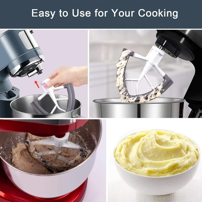 Flex Edge Beater For KitchenAid Mixer Flat Paddle Attachment 1