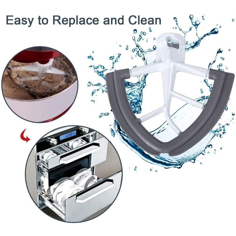 Flex Edge Beater For KitchenAid Mixer Flat Paddle Attachment 6