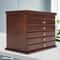 Large Vintage Wooden Jewelry Box 6 Tier Organizer For Rings Earrings Necklaces 0