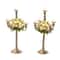 Gold 5 Arm Candelabra Candle Holder Set For Wedding And Table Centerpieces 9