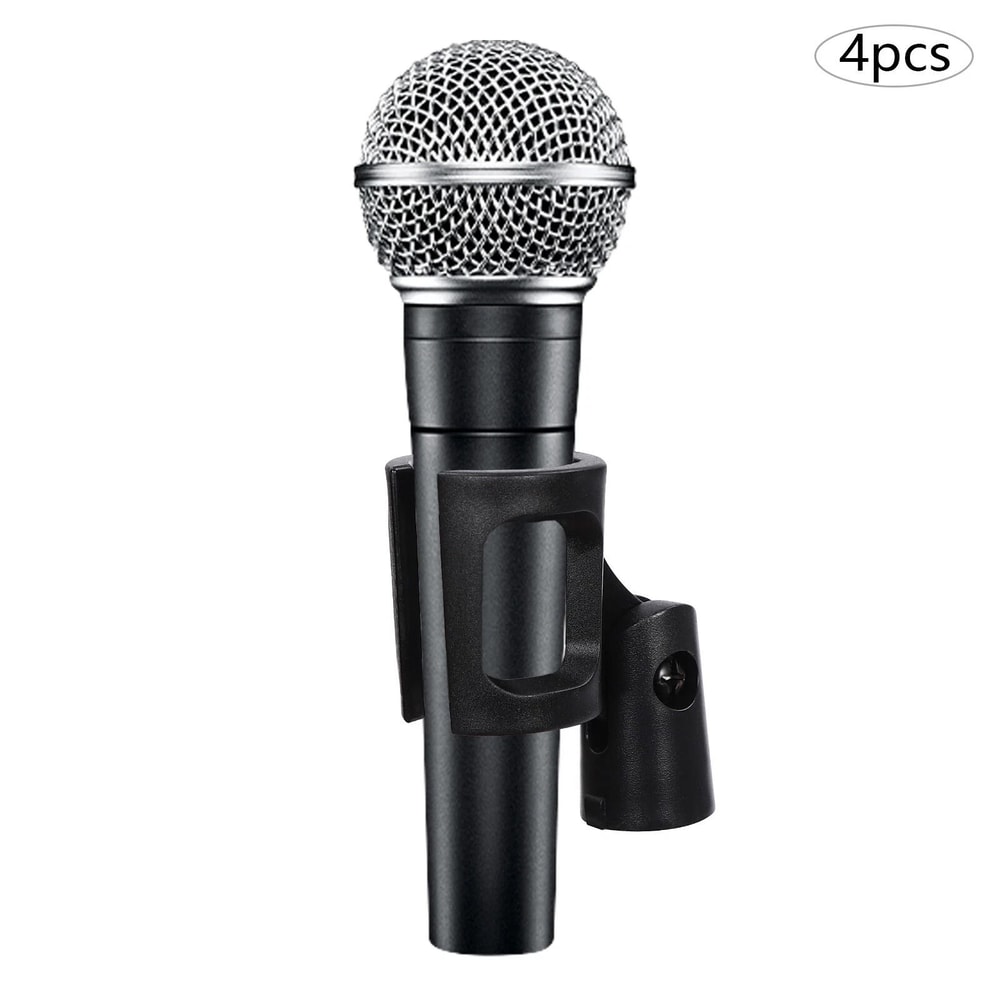 Universal 180 Microphone Clips Adjustable Mic Stand Holder For Wired And Wireless Mics 1