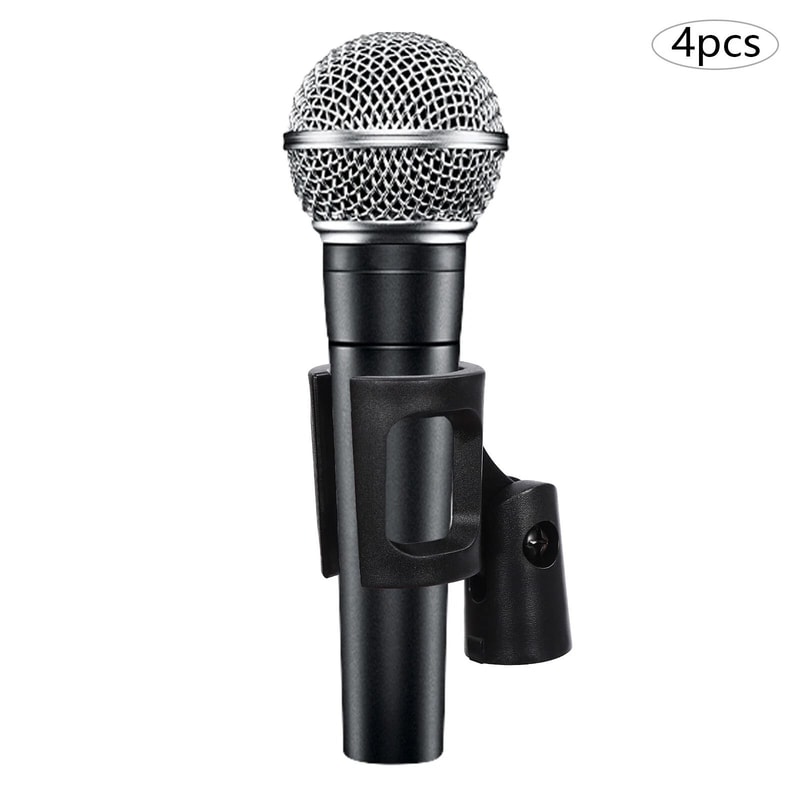 Universal 180 Microphone Clips Adjustable Mic Stand Holder For Wired And Wireless Mics 1