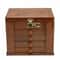 Large Jewelry Organizer Vintage Wooden Jewelry Box With 5 Layers And 4 Drawers 5