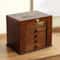 Large Jewelry Organizer Vintage Wooden Jewelry Box With 5 Layers And 4 Drawers 0