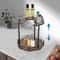 Height Adjustable Spice Organizer Rack With Rotating Cabinet Storage 2