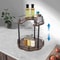 Height Adjustable Spice Organizer Rack With Rotating Cabinet Storage 2