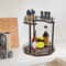 Height Adjustable Spice Organizer Rack With Rotating Cabinet Storage 7