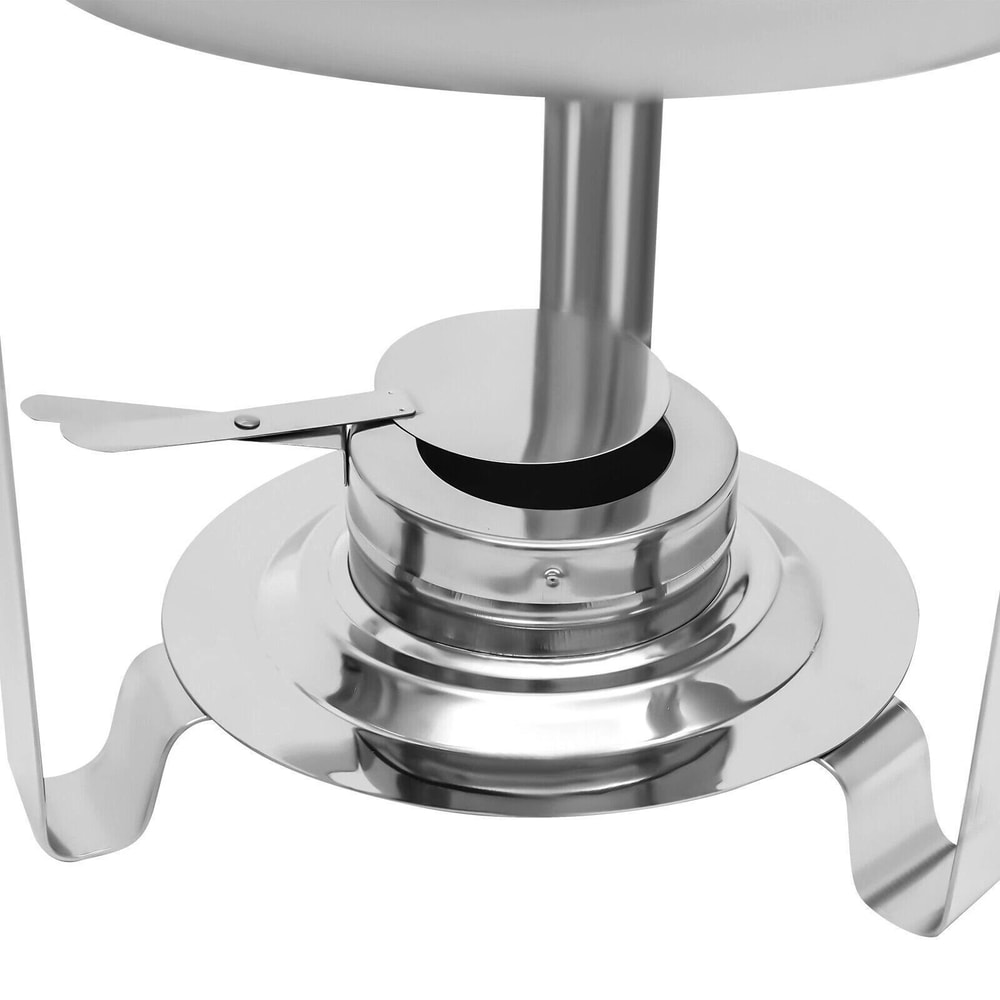 Stainless Steel Soup Chafer Hot Pot Chafing Dish Set With Lid 5
