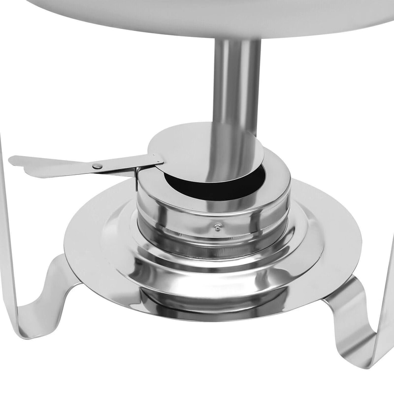 Stainless Steel Soup Chafer Hot Pot Chafing Dish Set With Lid 5