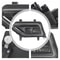 VW Atlas Left Side LED Fog Light 2018 2020 Driver Fog Lamp Replacement 17