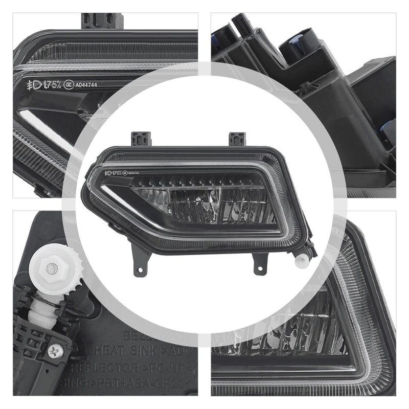 VW Atlas Left Side LED Fog Light 2018 2020 Driver Fog Lamp Replacement 17