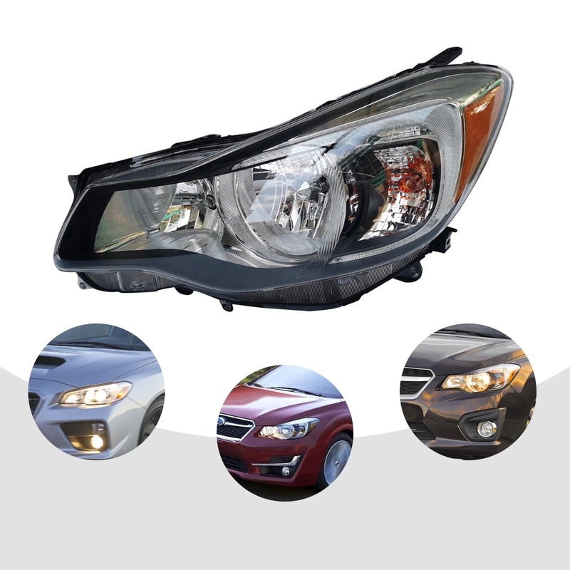 Subaru Impreza Driver Side Halogen Headlight Assembly 17