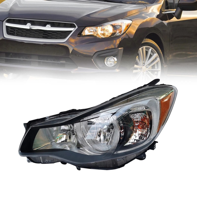 Subaru Impreza Driver Side Halogen Headlight Assembly 0