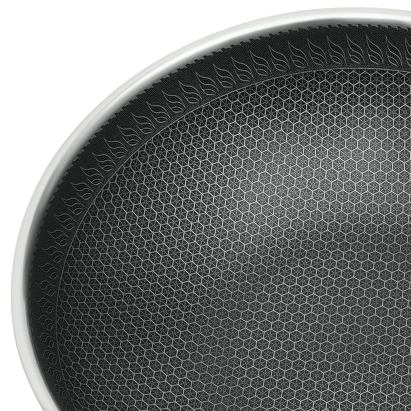 Premium Stainless Steel Honeycomb Wok Pan Non Stick Frying Pan For Every Kitchen 7