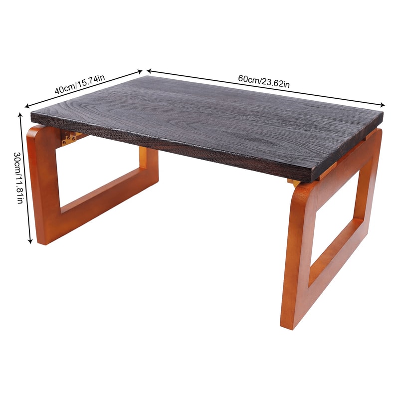 Premium Wooden Folding Coffee Laptop Table Portable Low Tea Picnic Tray 5