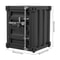 Modern Industrial Floorstanding Side Table Iron Bedside Table With Storage Cabinet 10