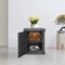 Modern Industrial Floorstanding Side Table Iron Bedside Table With Storage Cabinet 2