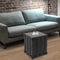 Modern Industrial Floorstanding Side Table Iron Bedside Table With Storage Cabinet 3