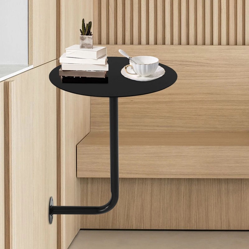 Wall Mounted Bar Table L Type Coffee Table For Small Spaces Cafes And Balconies 10