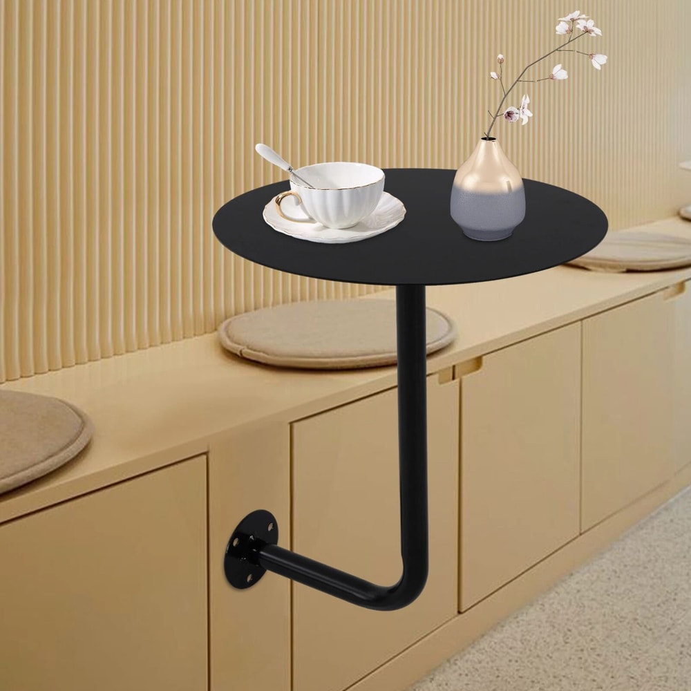 Wall Mounted Bar Table L Type Coffee Table For Small Spaces Cafes And Balconies 0