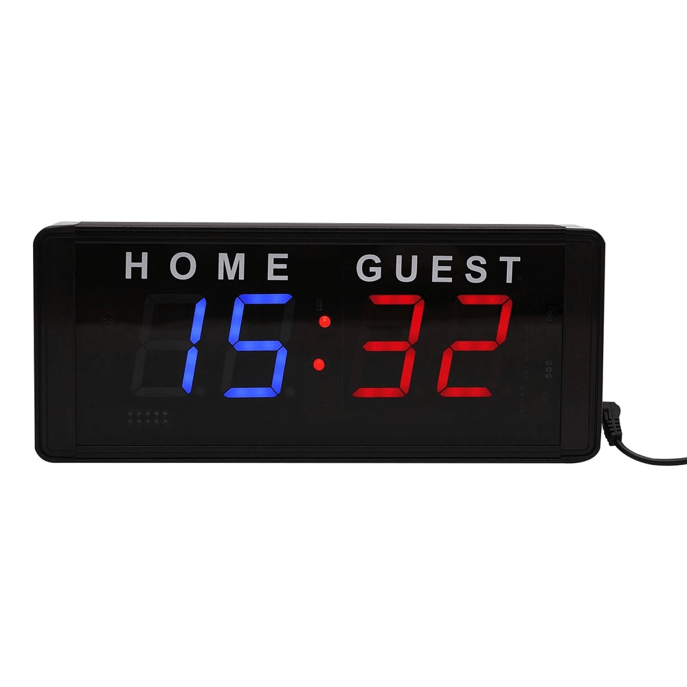 Modern Portable LED Tabletop Electronic Scoreboard Digital Sports Score Keeper 12