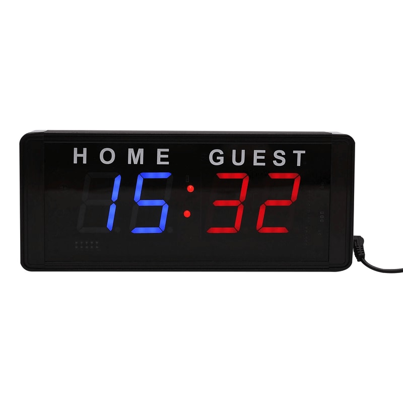 Modern Portable LED Tabletop Electronic Scoreboard Digital Sports Score Keeper 12