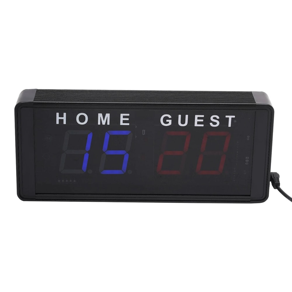 Modern Portable LED Tabletop Electronic Scoreboard Digital Sports Score Keeper 13
