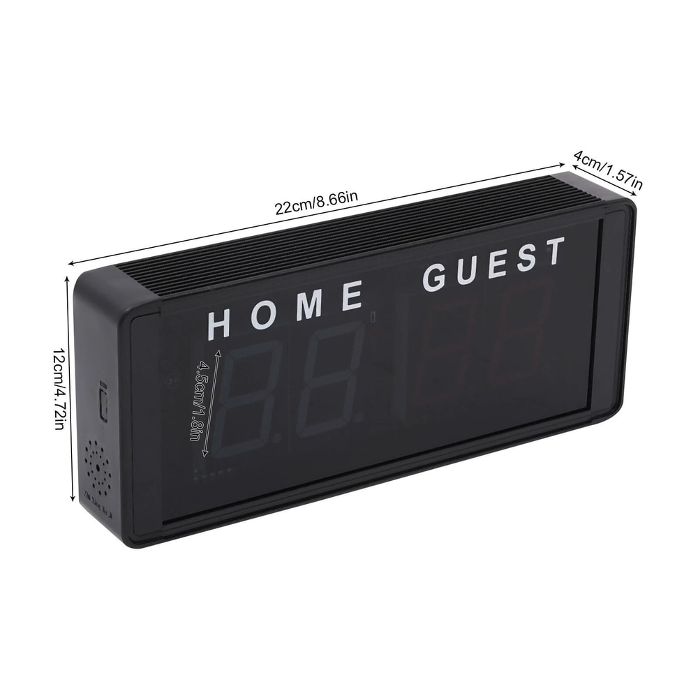 Modern Portable LED Tabletop Electronic Scoreboard Digital Sports Score Keeper 15