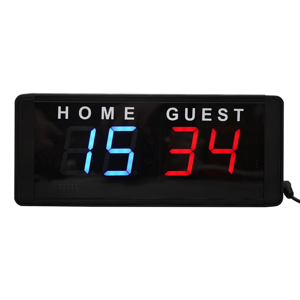 Modern Portable LED Tabletop Electronic Scoreboard Digital Sports Score Keeper 8