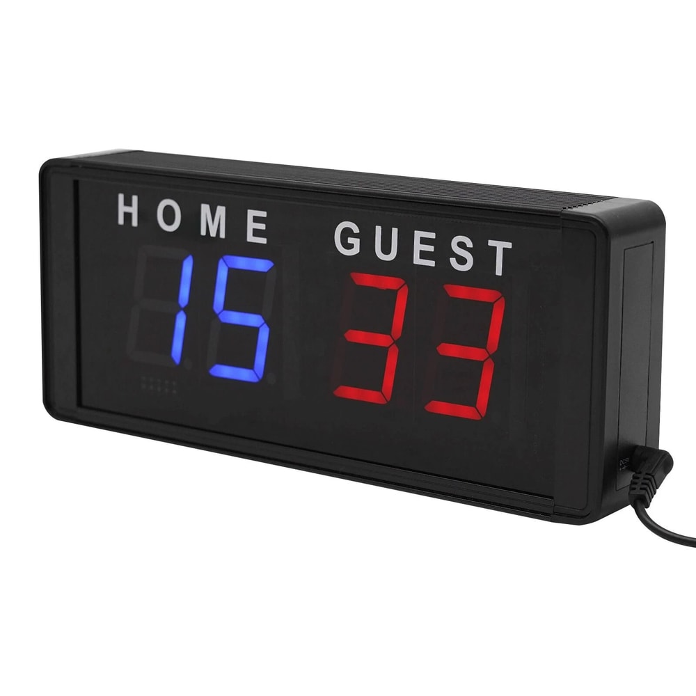 Modern Portable LED Tabletop Electronic Scoreboard Digital Sports Score Keeper 9