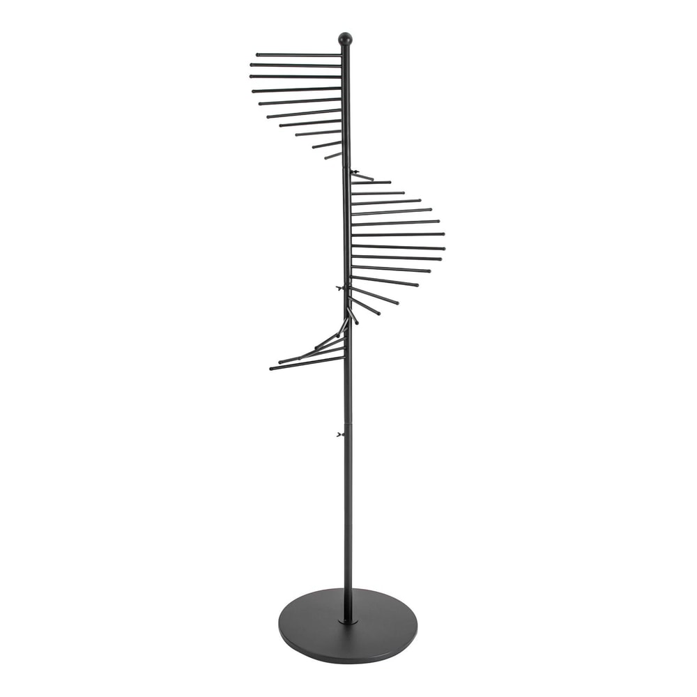 Metal Scarf Display Rack Spiral Hijab Organizer Stand 12