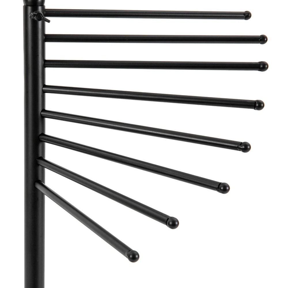 Metal Scarf Display Rack Spiral Hijab Organizer Stand 4