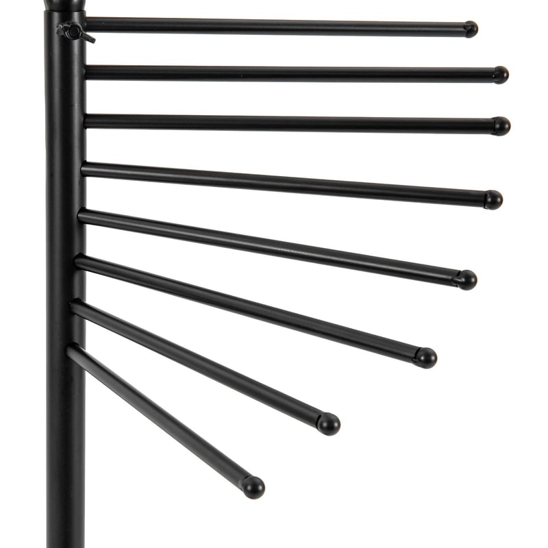 Metal Scarf Display Rack Spiral Hijab Organizer Stand 4