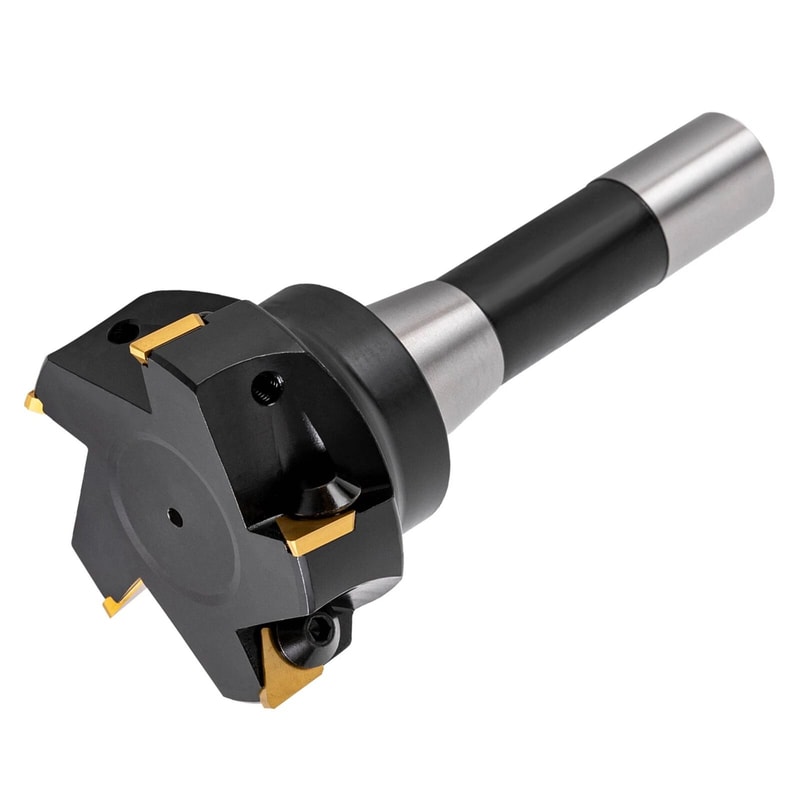 Indexable End Mill R8 Shank Milling Cutter With Blade 5