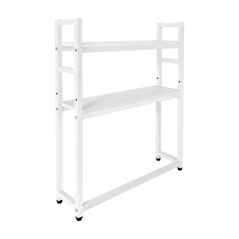 Premium 2 Tier Desktop Organizer Shelf Computer Desk Shelf For Home Office Storage 1