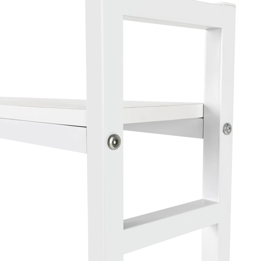 Premium 2 Tier Desktop Organizer Shelf Computer Desk Shelf For Home Office Storage 3