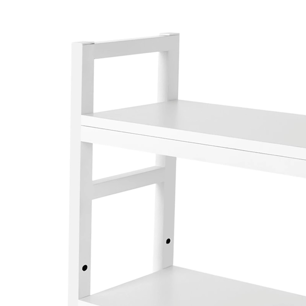 Premium 2 Tier Desktop Organizer Shelf Computer Desk Shelf For Home Office Storage 6