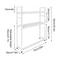 Premium 2 Tier Desktop Organizer Shelf Computer Desk Shelf For Home Office Storage 9