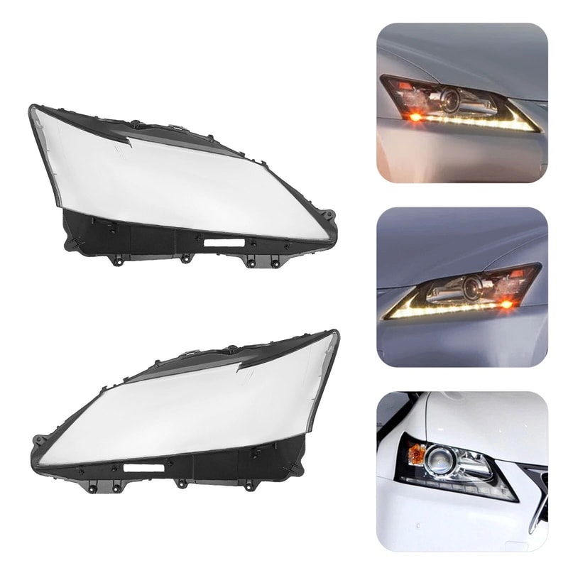 Lexus Headlight Lens Cover Pair 2012 2015 Clear Front Replacement 12